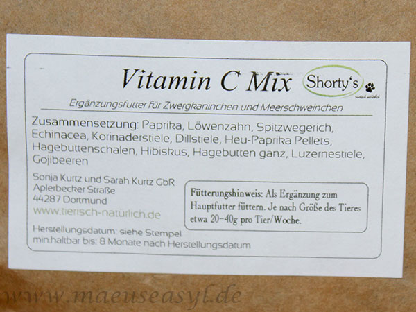 Shorty's Vitamin-C-Mix